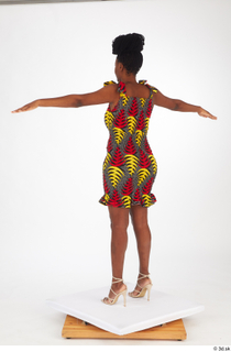 Dina Moses dressed short decora apparel african dress standing t…